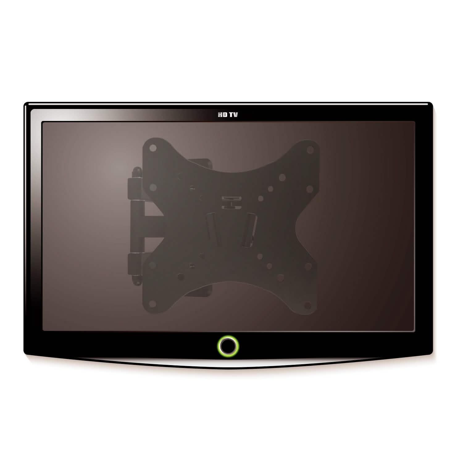 Full-Motion Articulating Wall Mount for 23"-55" TVs DailySale