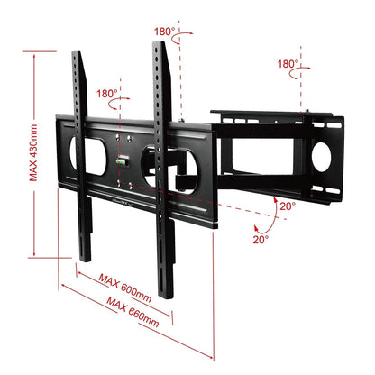 Full Motion Articulating Wall Mount for 37"-70" TV's DailySale