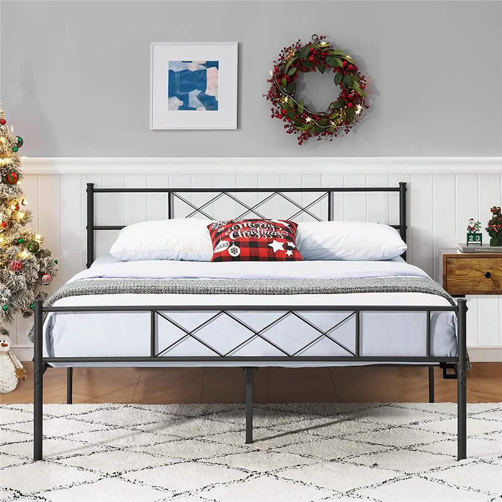 Full Size Bed Frame with Headboard DailySale
