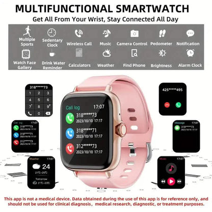 Full Touch Screen Smart Watch with Activity Tracker, Call & Message Functions, Pedometer & More DailySale