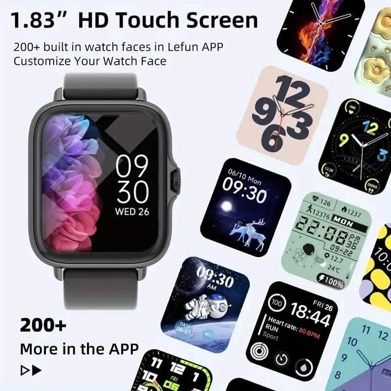Full Touch Screen Smart Watch with Activity Tracker, Call & Message Functions, Pedometer & More DailySale