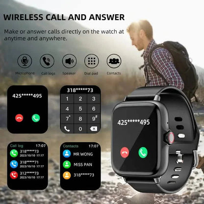 Full Touch Screen Smart Watch with Activity Tracker, Call & Message Functions, Pedometer & More DailySale