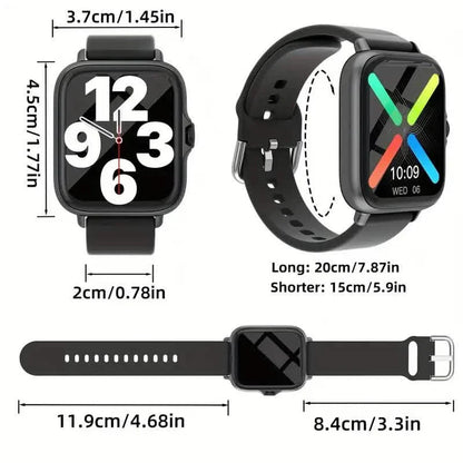 Full Touch Screen Smart Watch with Activity Tracker, Call & Message Functions, Pedometer & More DailySale