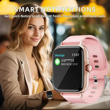 Full Touch Screen Smart Watch with Activity Tracker, Call & Message Functions, Pedometer & More DailySale