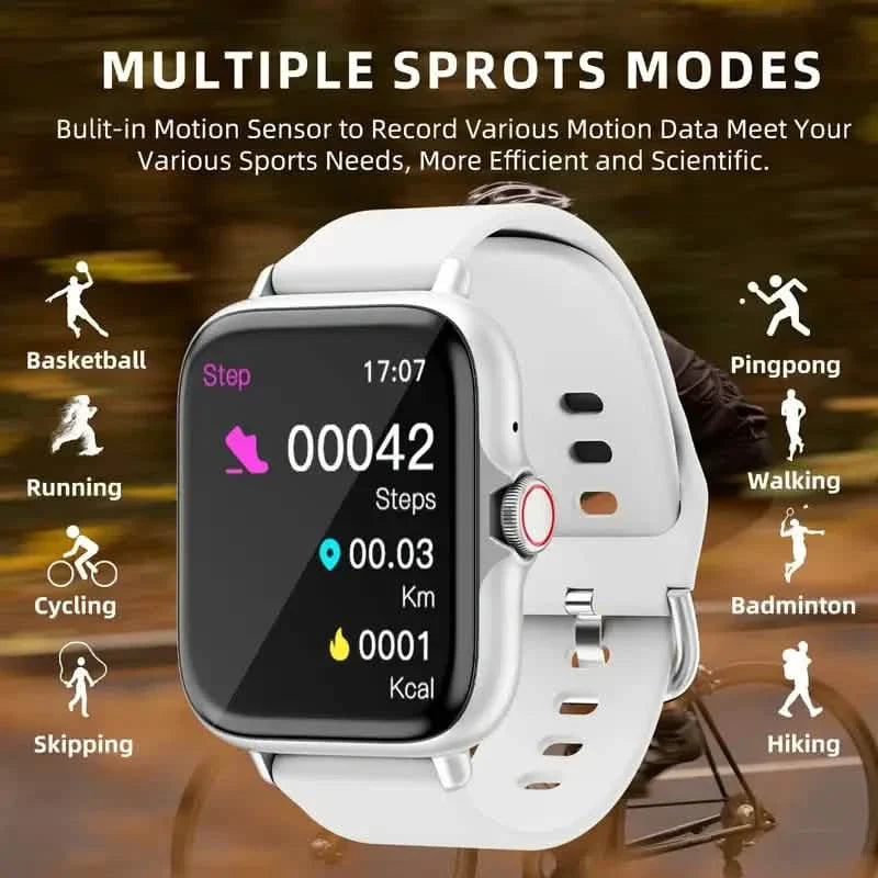 Full Touch Screen Smart Watch with Activity Tracker, Call & Message Functions, Pedometer & More DailySale