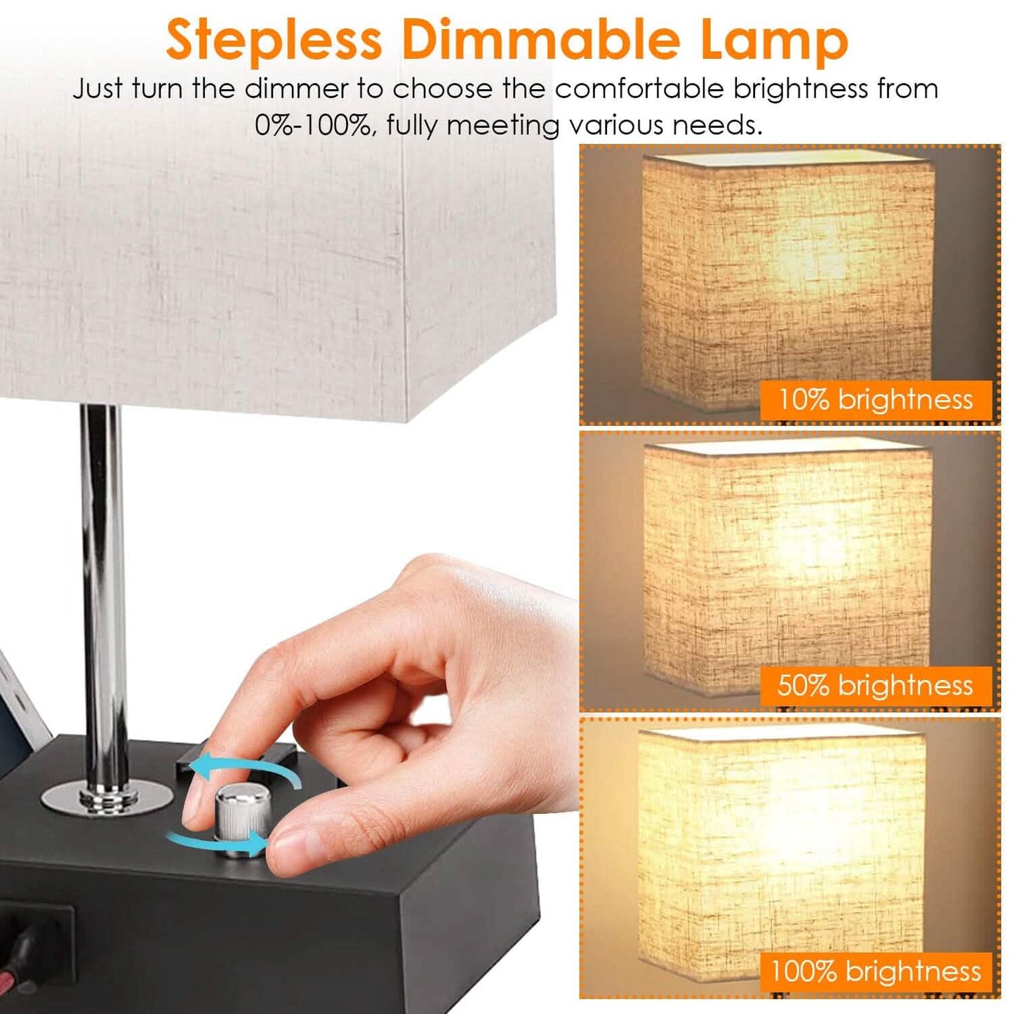Fully Dimmable Table Lamp DailySale
