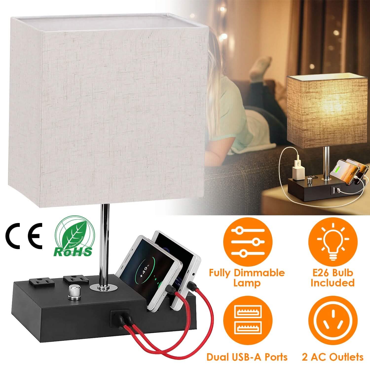Fully Dimmable Table Lamp DailySale
