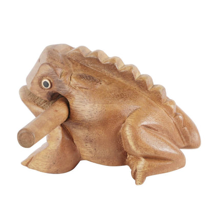 Fun Wooden Frog Percussion Instrument DailySale