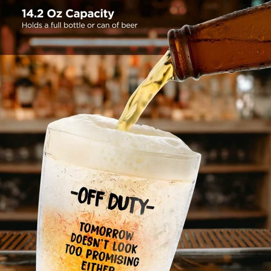 Funny Freezer Cup Double Walled Chiller Mug for Iced Cold Drinks DailySale