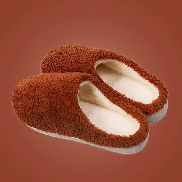 Fuzzy House Slippers Memory Foam Slippers Slip DailySale