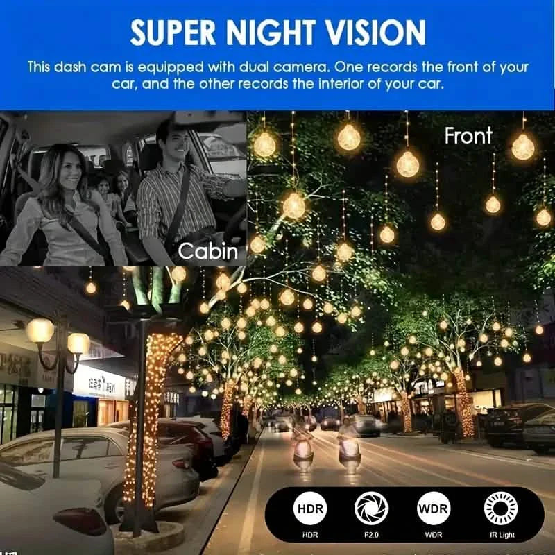 G Sensor HD Night Vision Loop Recording Wide Angle Car DVR DailySale