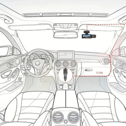 G Sensor HD Night Vision Loop Recording Wide Angle Car DVR DailySale