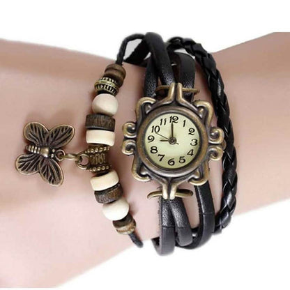 Boho Chic Vintage Inspired Handmade Butterfly Watch DailySale