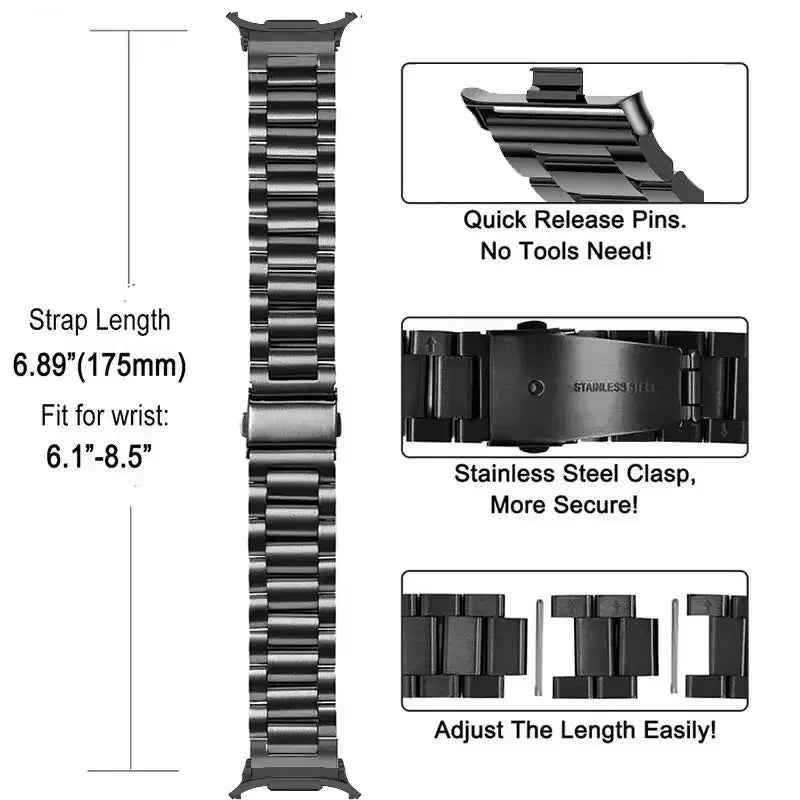 Galaxy 8 Galaxy 8 Classic Stainless Steel Band - Premium BandsCo Straps