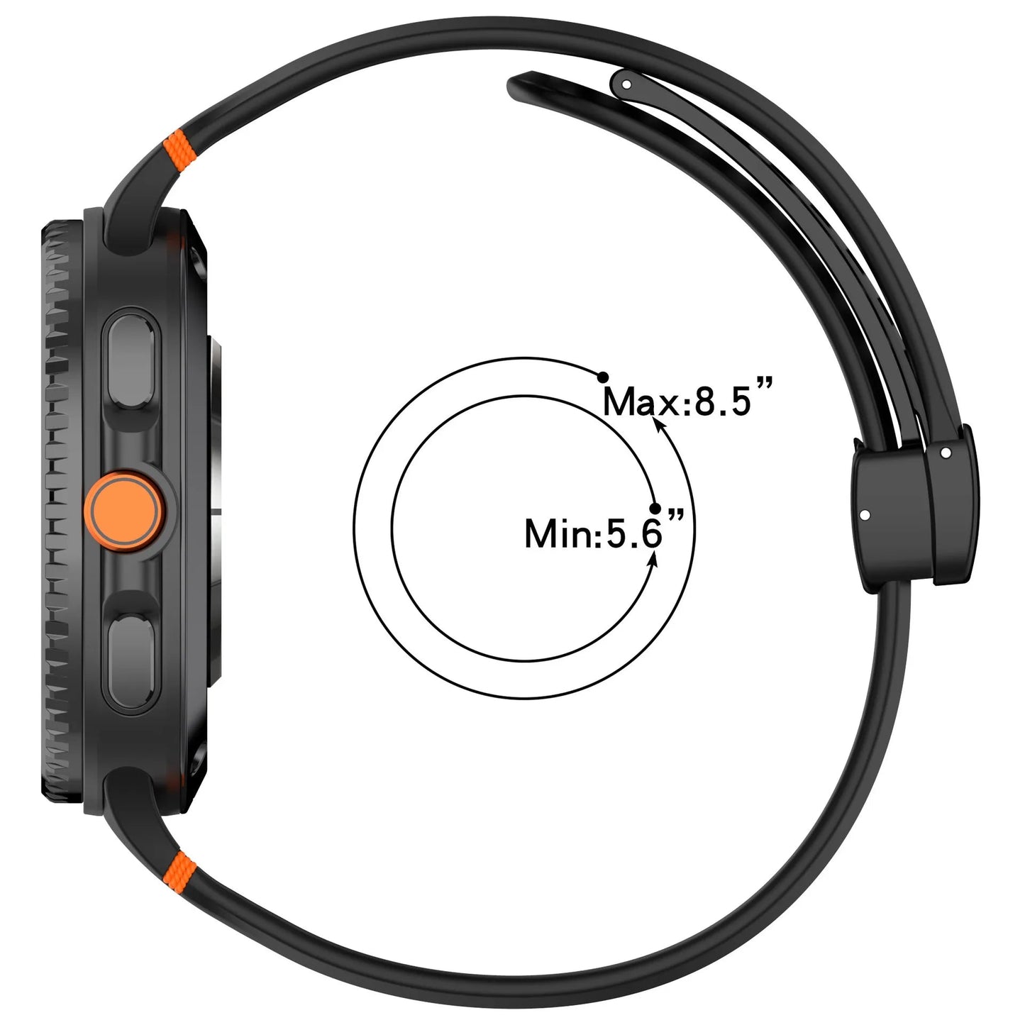 Galaxy 8 Galaxy 8 Classic Silicone Band - Soft Waterproof BandsCo Straps