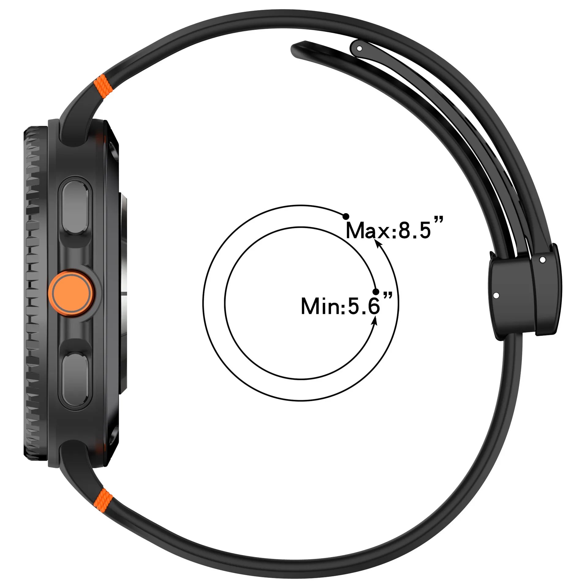 Galaxy 8 Galaxy 8 Classic Silicone Band - Soft Waterproof BandsCo Straps