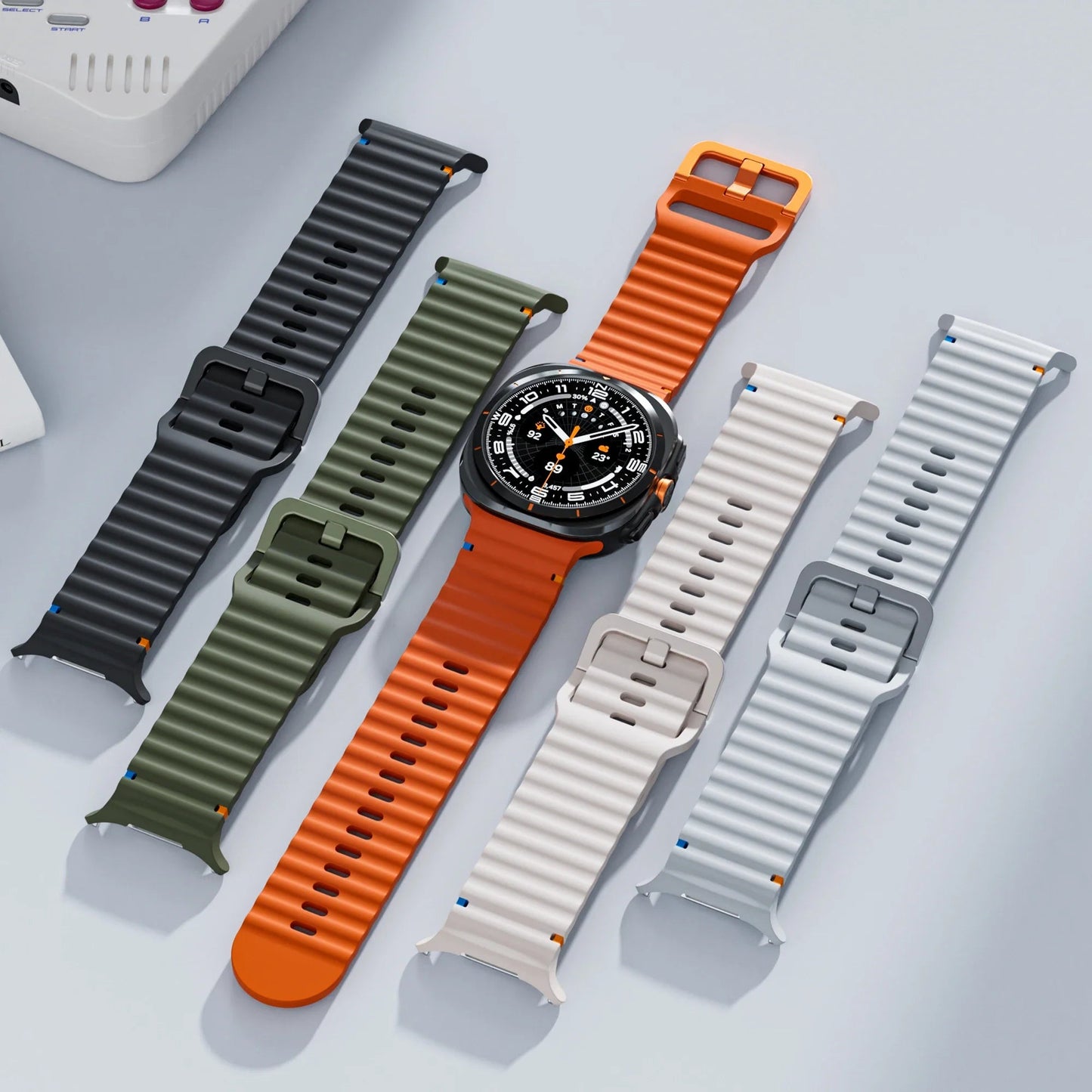 Galaxy 8, Galaxy 8 Classic Silicone Band - Soft Waterproof BandsCo Straps