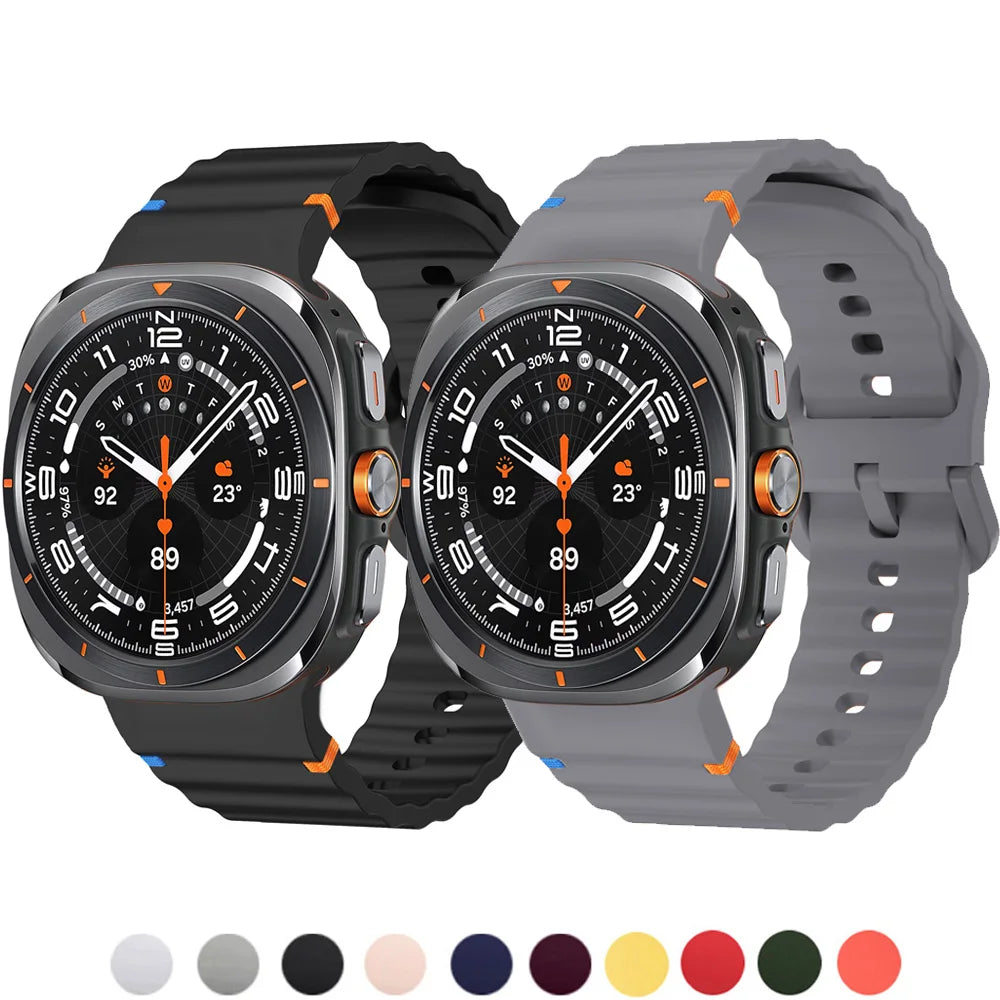 Galaxy 8, Galaxy 8 Classic Silicone Band - Soft Waterproof BandsCo Straps