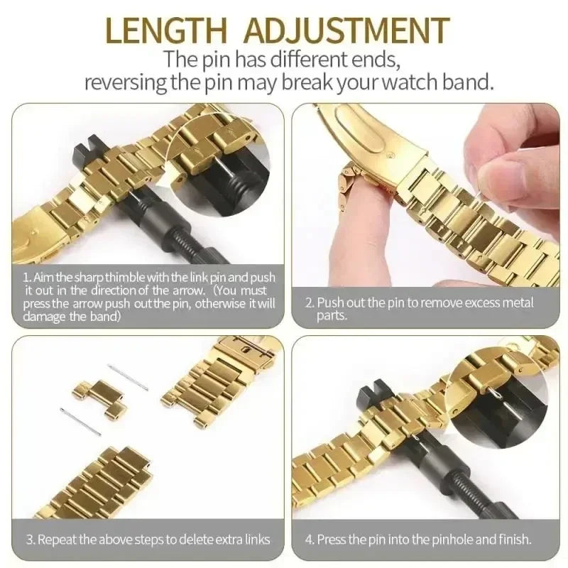 Galaxy 8 Galaxy 8 Classic Stainless Steel Band - Premium BandsCo Straps