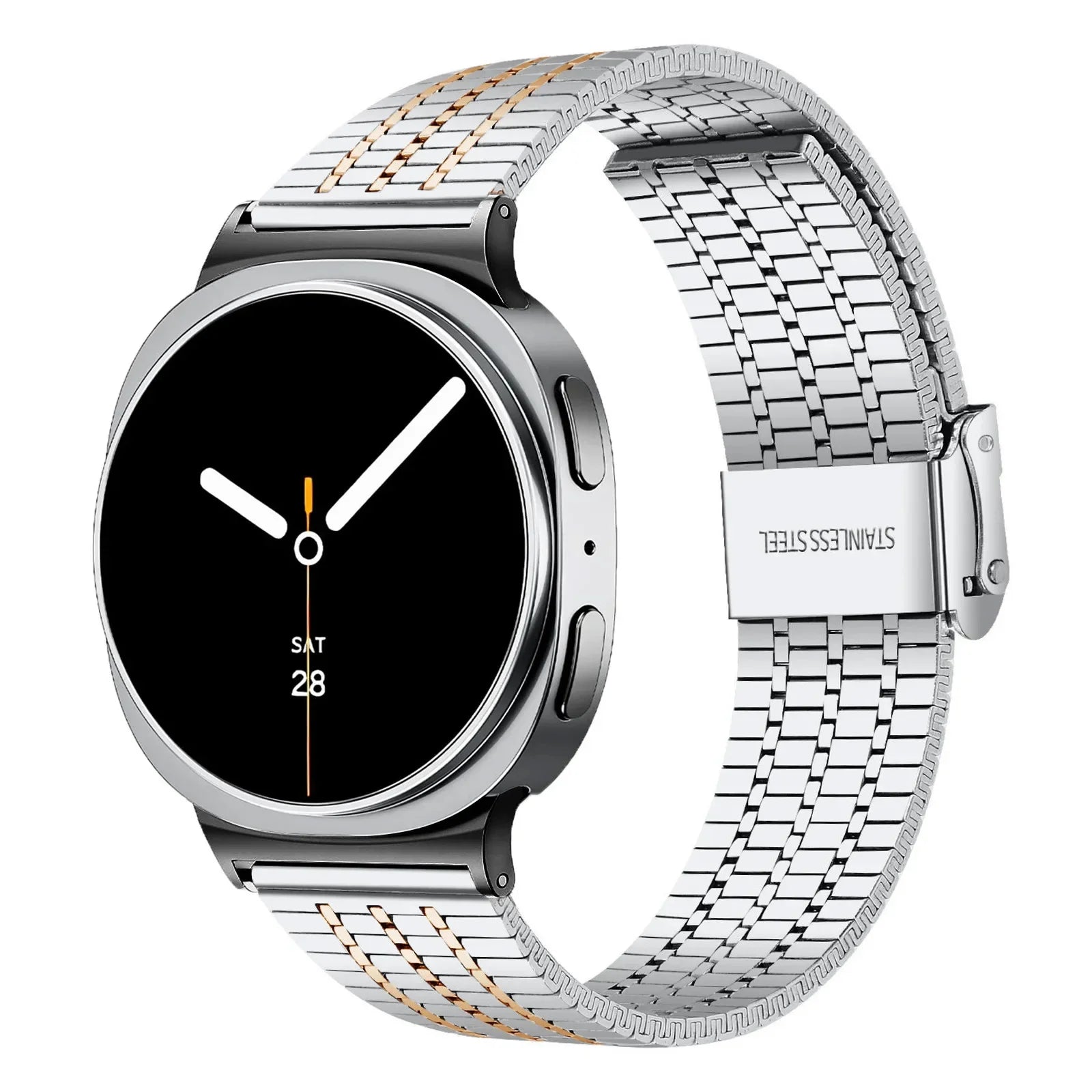 Galaxy 8, Galaxy 8 Classic Stainless Steel Band Polished BandsCo Straps
