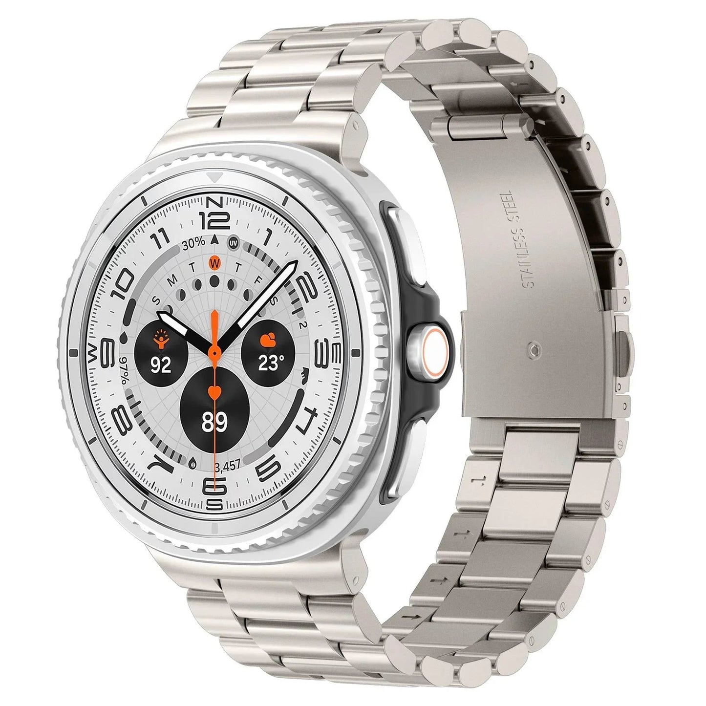 Galaxy 8 Galaxy 8 Classic Stainless Steel Band - Polished BandsCo Straps