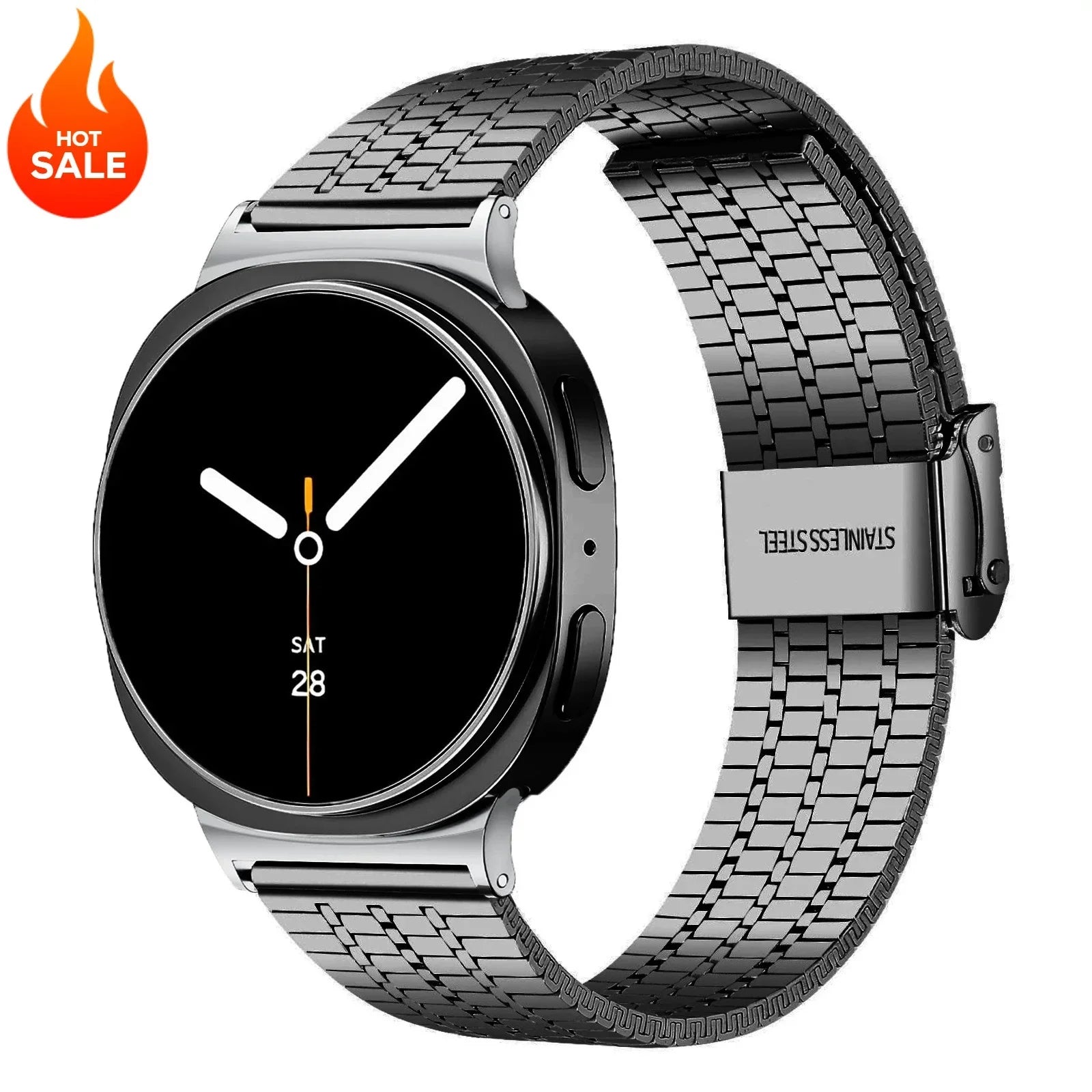Galaxy 8, Galaxy 8 Classic Stainless Steel Band Polished BandsCo Straps