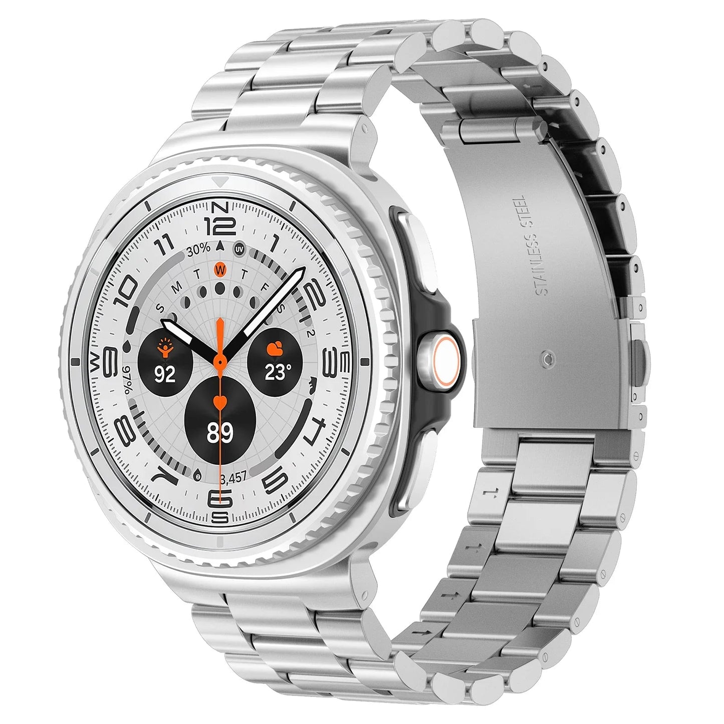 Galaxy 8 Galaxy 8 Classic Stainless Steel Band - Polished BandsCo Straps