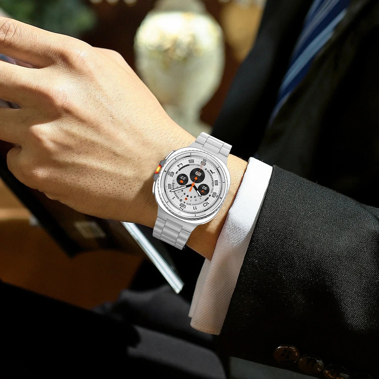 Galaxy 8 Galaxy 8 Classic Stainless Steel Band - Polished BandsCo Straps