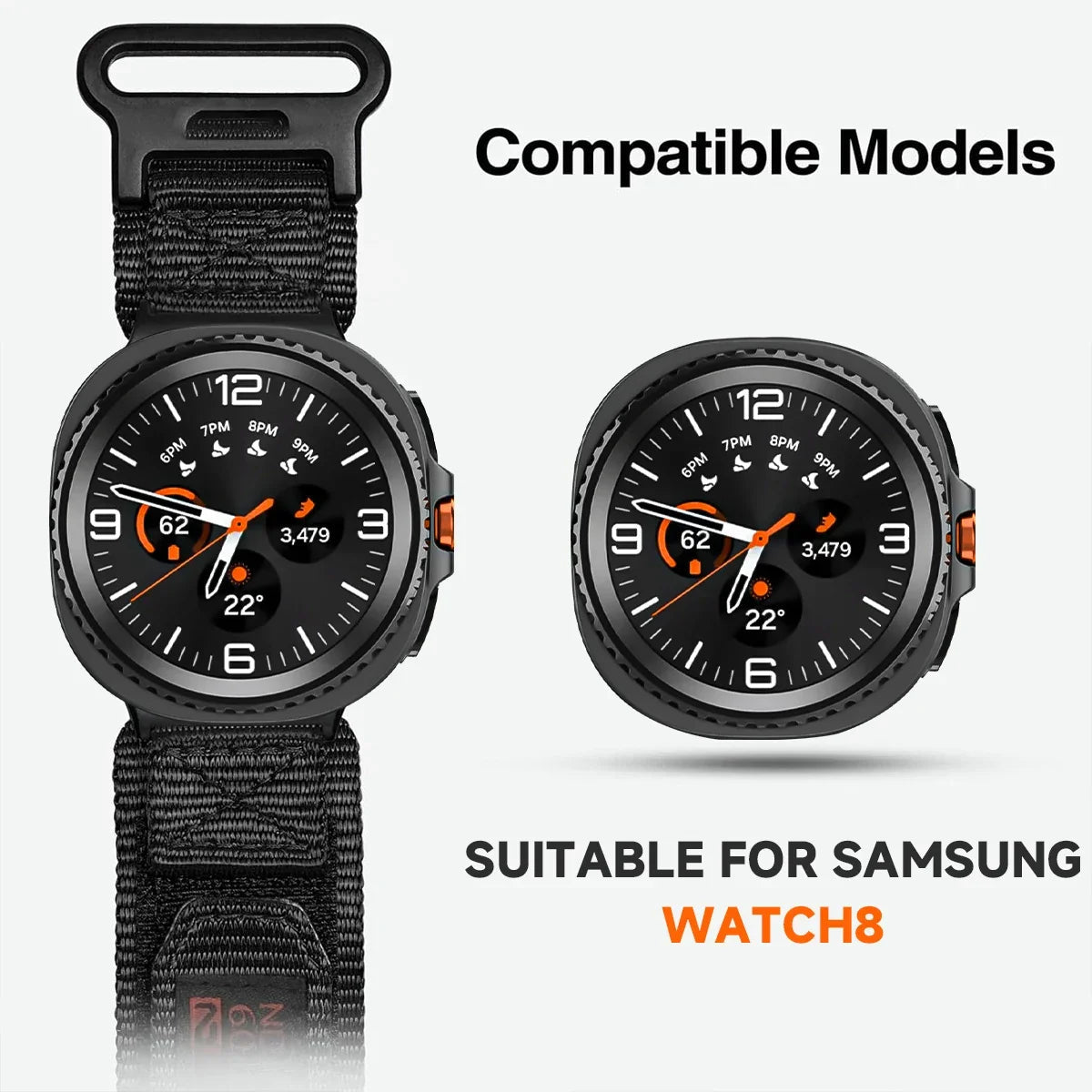 Galaxy 8 And Galaxy 8 Classic Nylon Band - Rugged Tactical BandsCo Straps