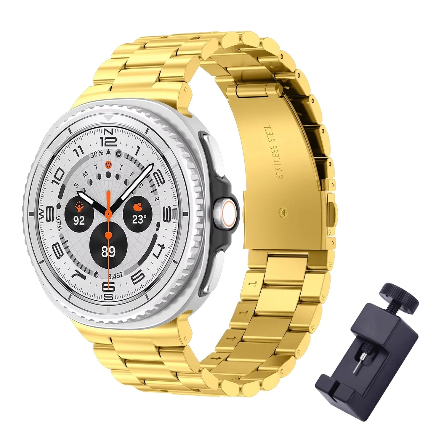 Galaxy 8 Galaxy 8 Classic Stainless Steel Band - Polished BandsCo Straps