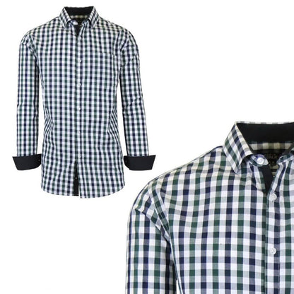 Galaxy by Harvic Men's Long-Sleeve Slim-Fit Printed Dress Shirt DailySale