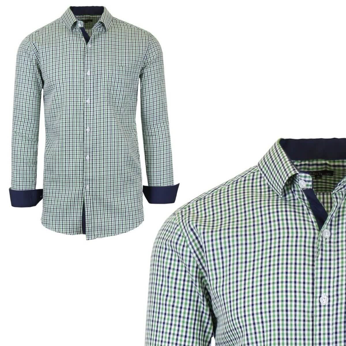 Galaxy by Harvic Men's Long-Sleeve Slim-Fit Printed Dress Shirt DailySale