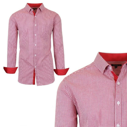Galaxy by Harvic Men's Long-Sleeve Slim-Fit Printed Dress Shirt DailySale