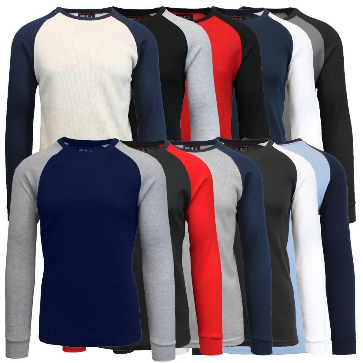 Galaxy by Harvic Men's Raglan Thermal Shirt - Assorted Sizes DailySale