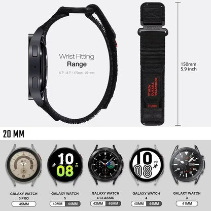 COROS Camouflage Nylon Watch Band For Sports Fitness Smartwatch BandsCo Straps
