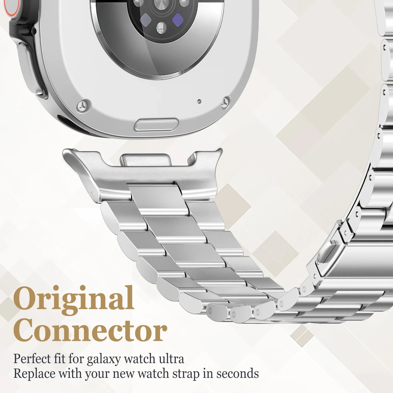 Galaxy 8 Galaxy 8 Classic Stainless Steel Band - Polished BandsCo Straps