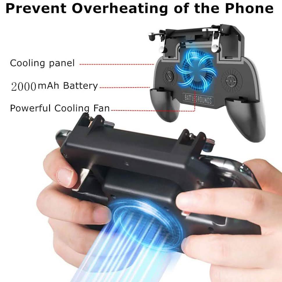 Gaming Grip with Portable Charger Cooling Fan DailySale