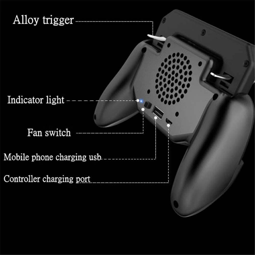 Gaming Grip with Portable Charger Cooling Fan DailySale