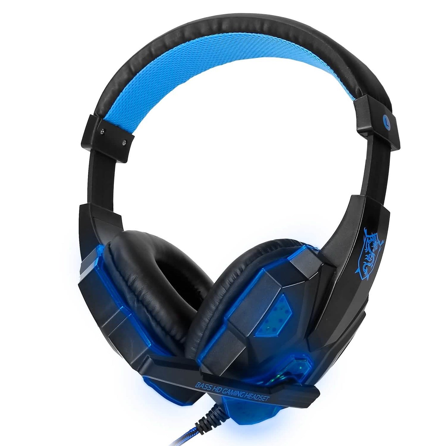 Gaming Headsets Stereo Bass Over Ear Headphones with LED Light Earmuff DailySale