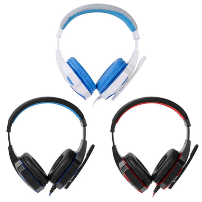 Gaming Headsets Stereo Bass Over Ear Headphones with LED Light Earmuff DailySale