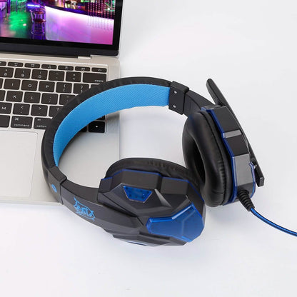 Gaming Headsets Stereo Bass Over Ear Headphones with LED Light Earmuff DailySale