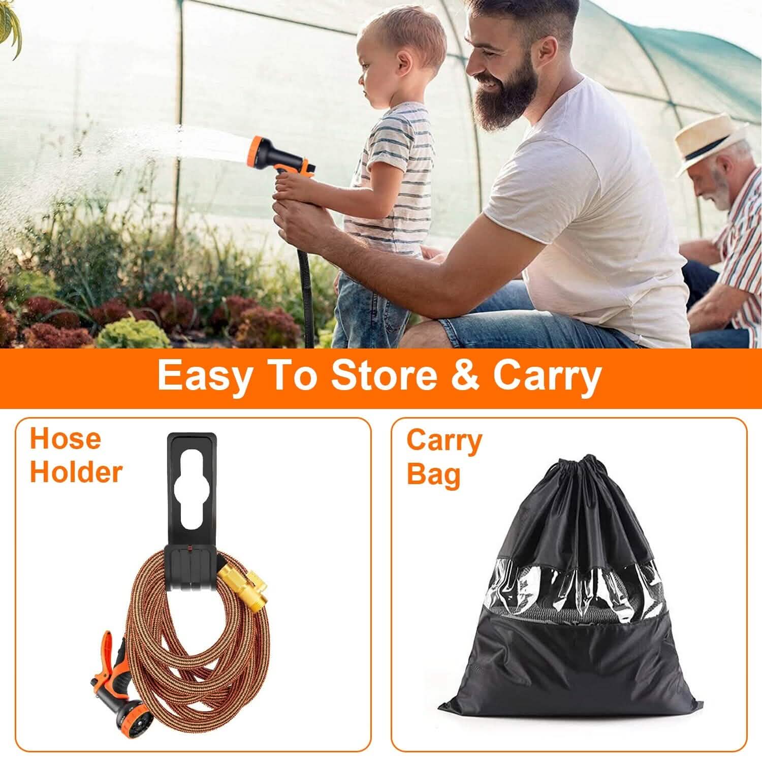 Garden Hose Watering Kit with Spray Nozzle DailySale
