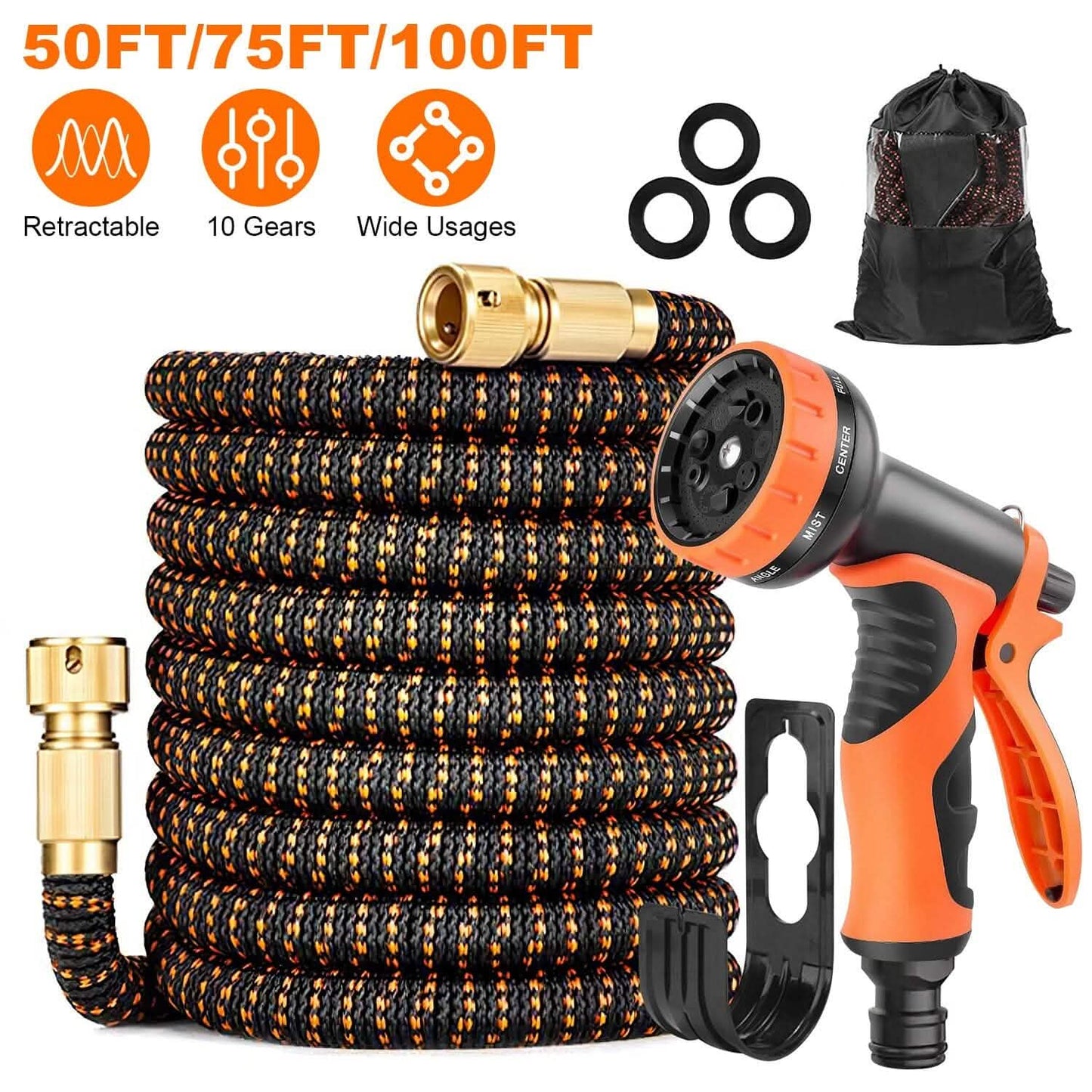 Garden Hose Watering Kit with Spray Nozzle DailySale