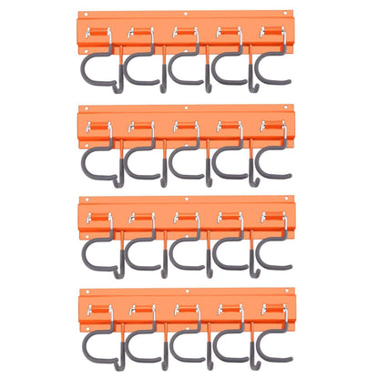 Garden Tool Organizer Wall Mounted Hanger Hooks Home Garage Set DailySale