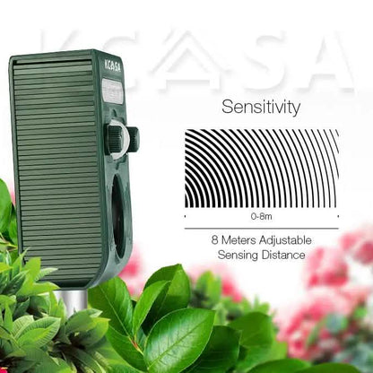 Garden Ultrasonic PIR Sensor Solar Animal Dispeller DailySale