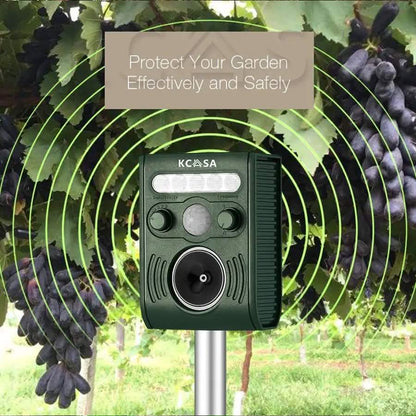 Garden Ultrasonic PIR Sensor Solar Animal Dispeller DailySale