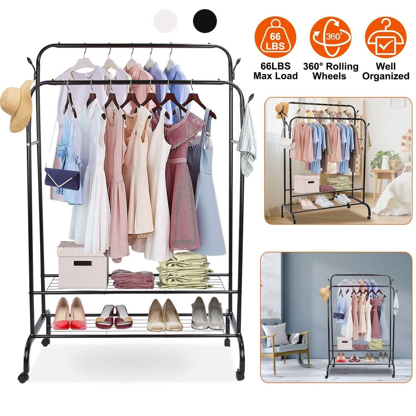 Garment Clothing Hanging Rack DailySale