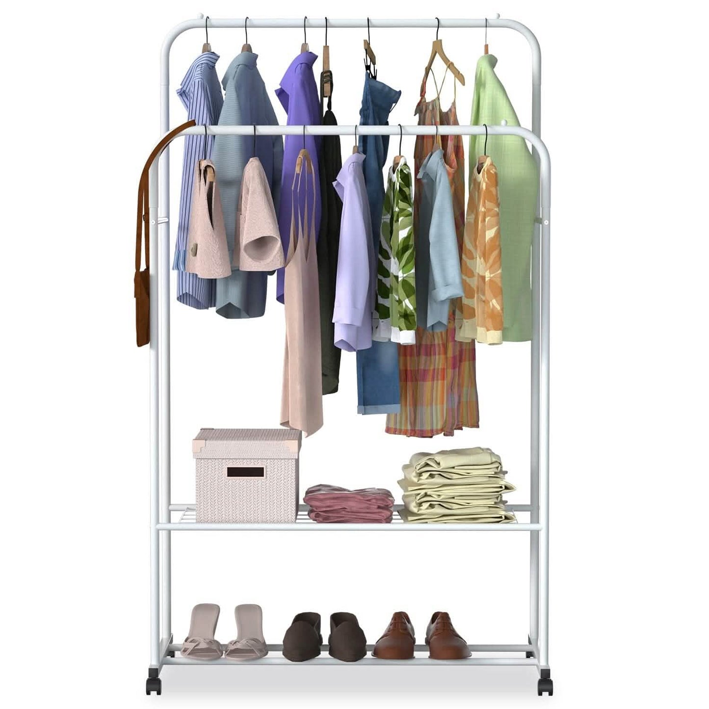 Garment Hanging Rack Clothing Organizer DailySale
