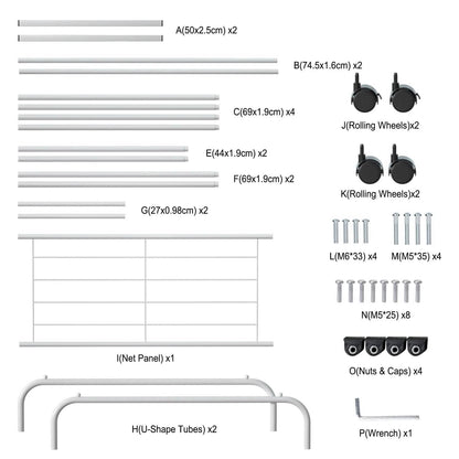 Garment Hanging Rack Clothing Organizer DailySale