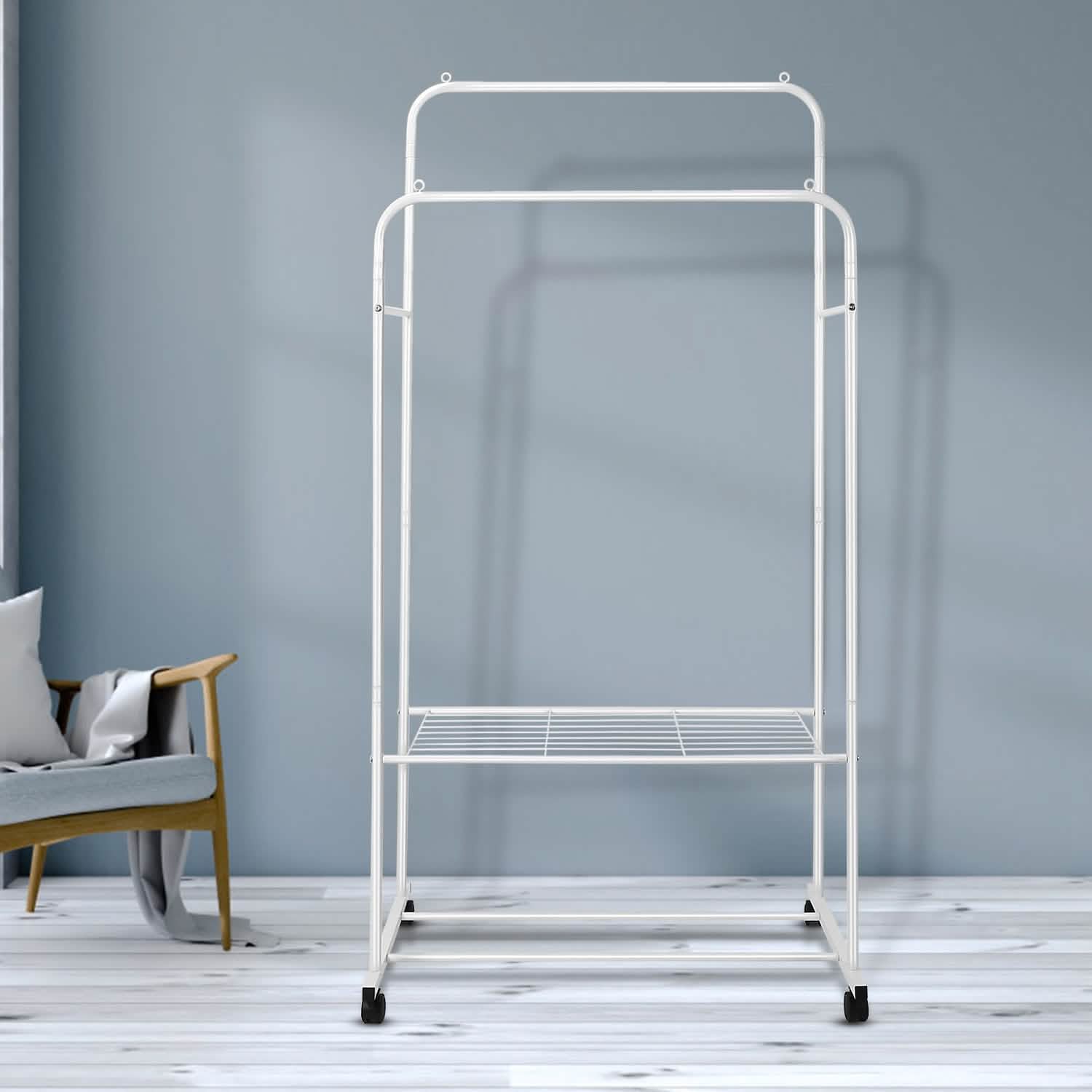 Garment Hanging Rack Clothing Rail Organizer DailySale